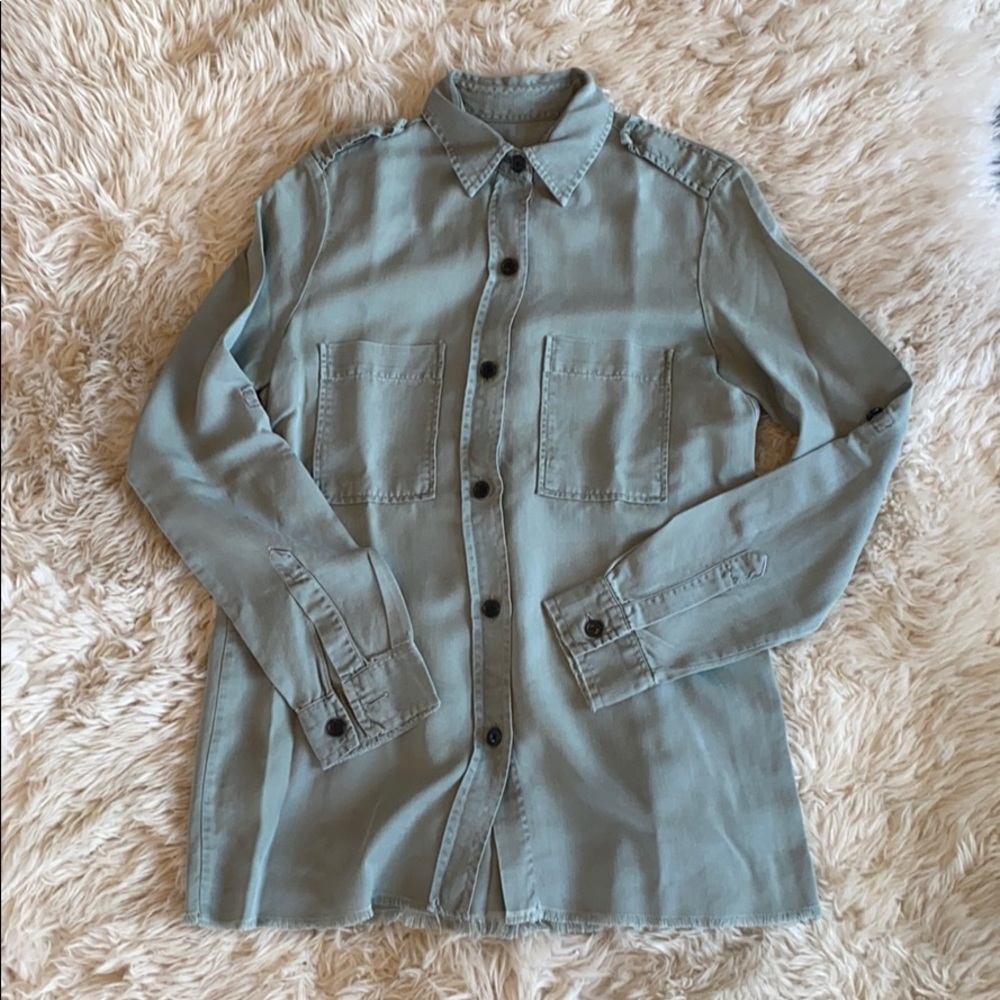 Military Style Blouse